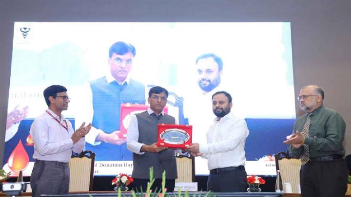 सर्वाधिक रक्तदान के लिए देश में प्रथम स्थान पर रहा मध्यप्रदेश